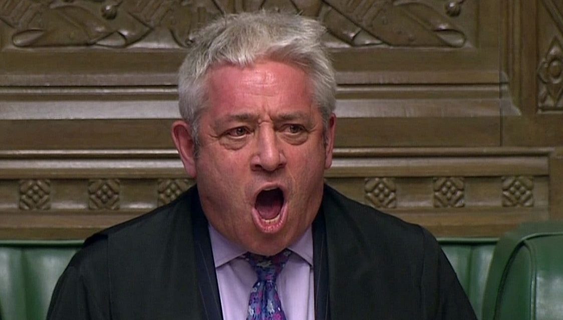 ORDERRR! ORDERRR! ORDERRR! Roper Speaker John Bercow