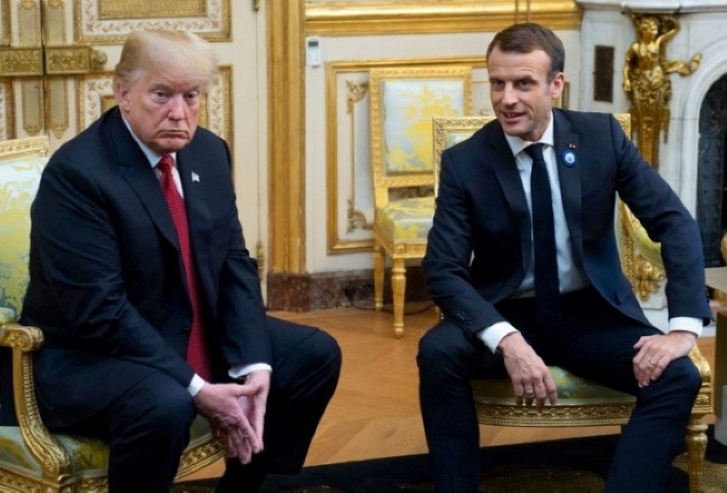 President Macron fra NATO-møte til generalstreik i Frankrike
