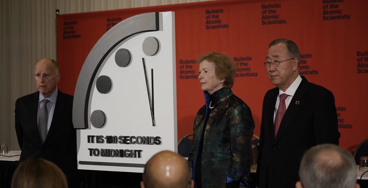 Message from the Elders – The Elders unveil the Doomsday Clock: it is now 100 seconds to midnight