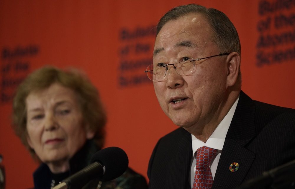 A message from Ban Ki-moon, Deputy Chair of The Elders  – A global wake-up call