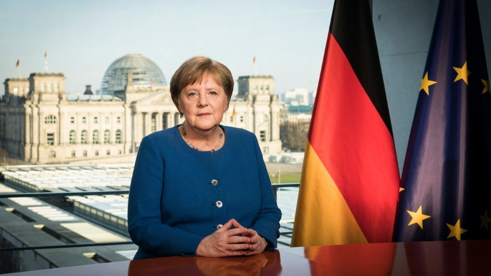 Forbundskansler Angela Merkel har i dag ledet CDU i 20 år