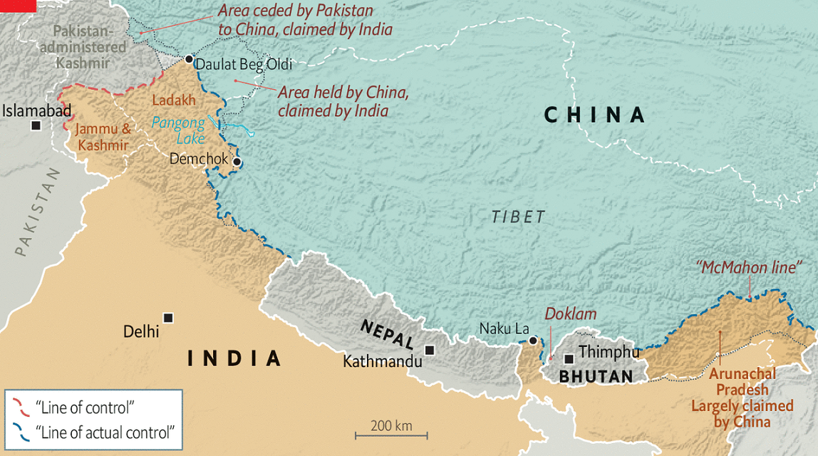 Konflikt på grensen mellom India og Kina