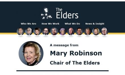 A message from The Elders – Mary Robinson