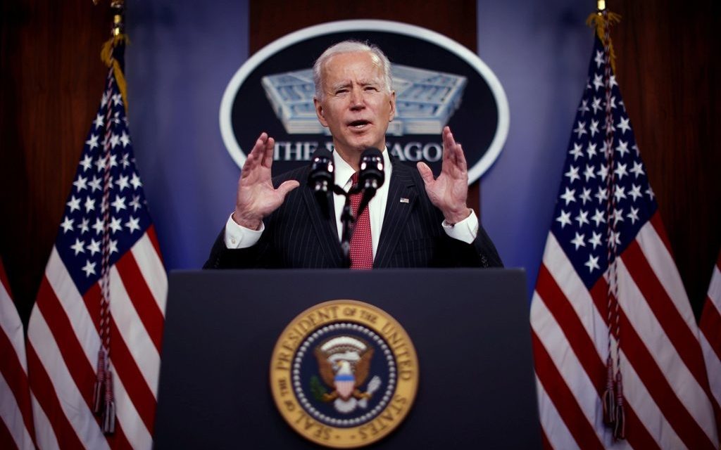 President Joe Bidens første angrep i Syria