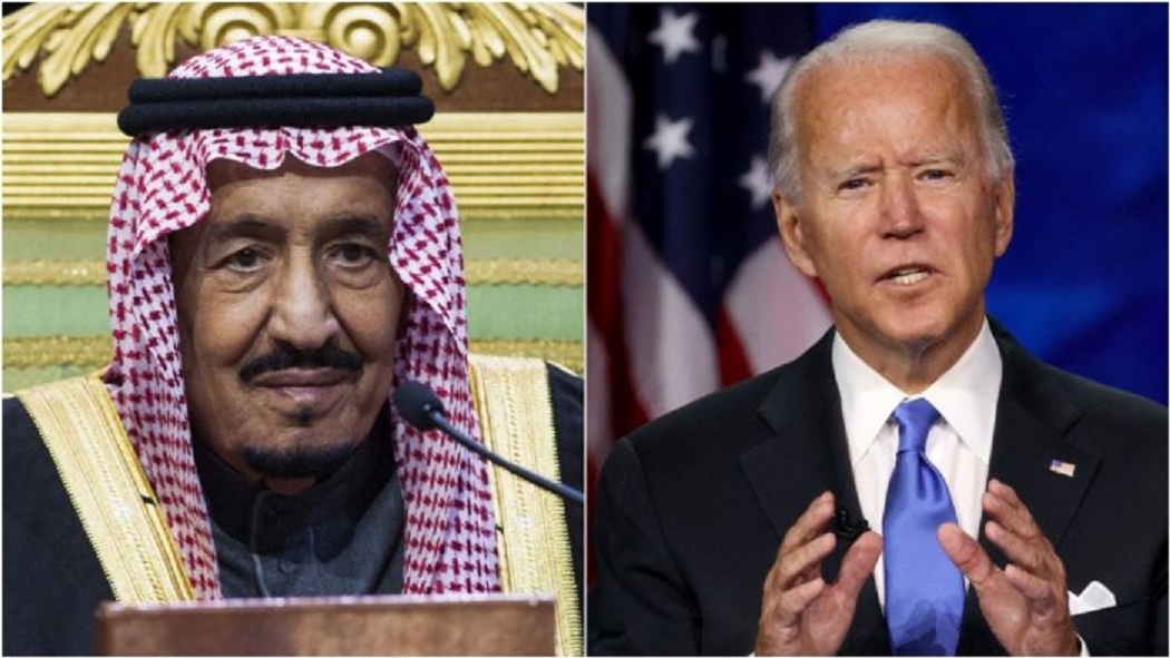 President Biden i samtale med Kong Salman av Saudi-Arabia