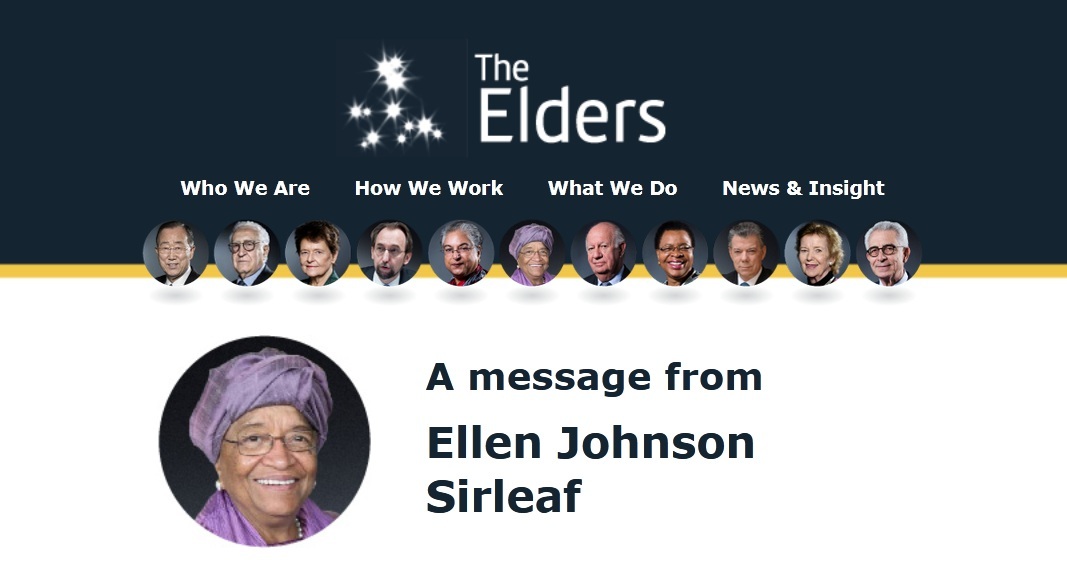 A Message from The Elders – Ellen Johnson Sirleaf