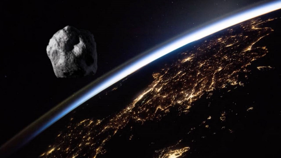 En asteroide kan utrydde jordens liv