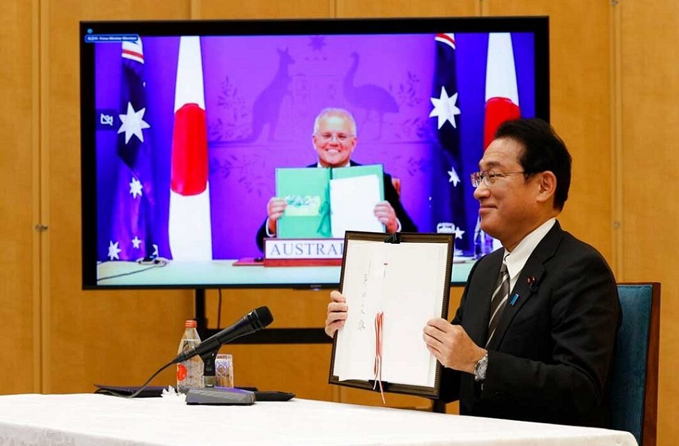 Australia og Japan har signert sikkerhetspakt