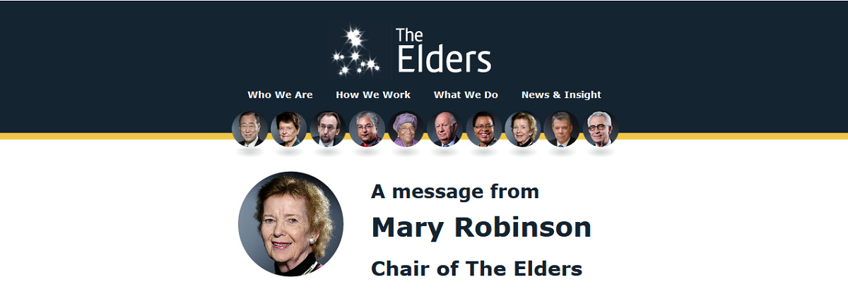 A Message from The Elders – Mary Robinson