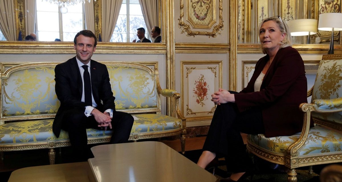 Fransk valg som forventet – Macron møter Le Pen i 2. omgang