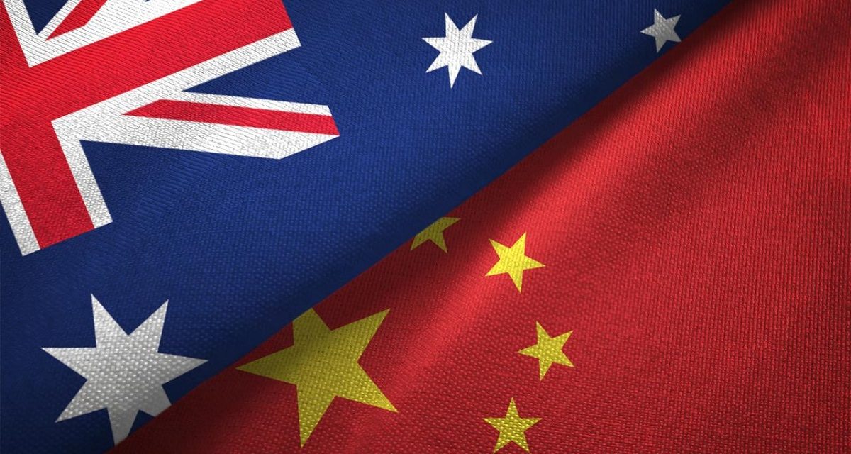 What does China think about the change of government in Australia?