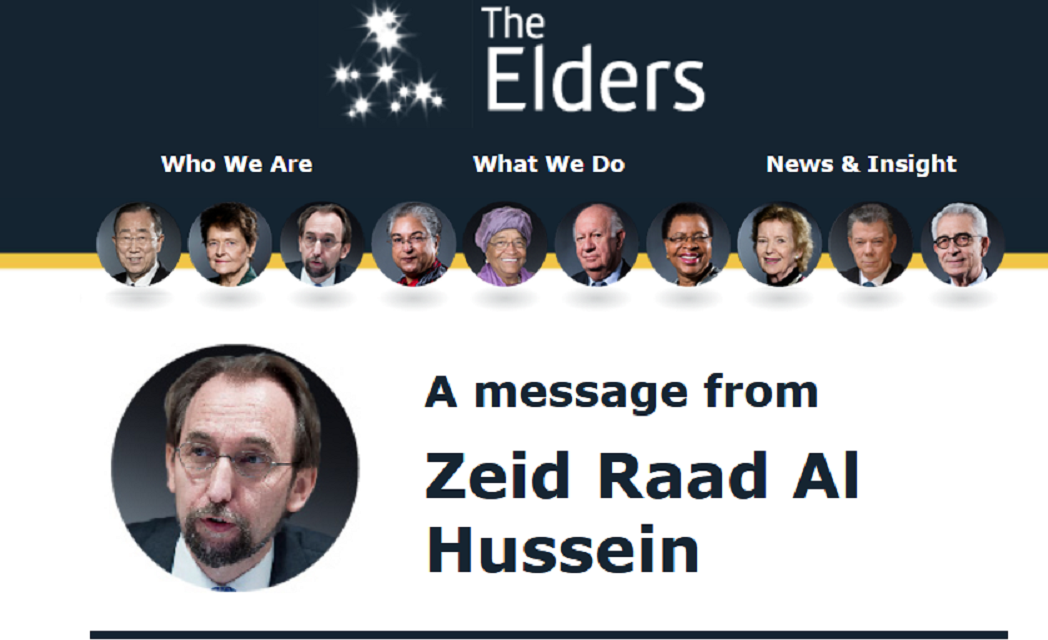 A Message from the Elders – Zeid Raad Al Hussein