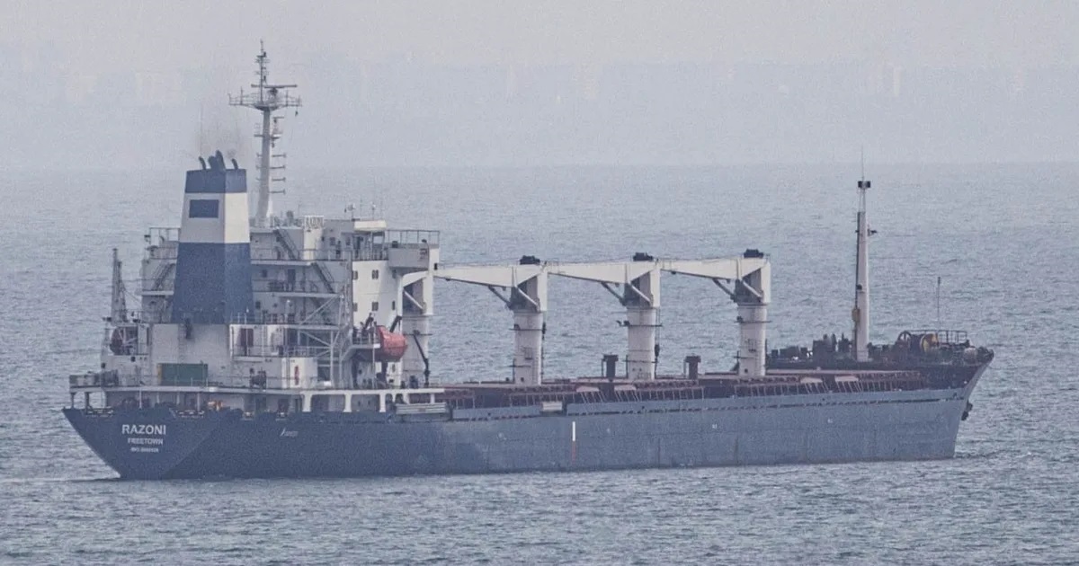 First ship with grain from Ukraine