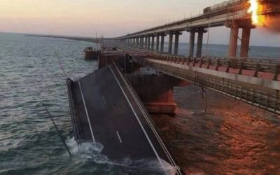 Russian missile strikes in revenge for Kerch Bridge attack