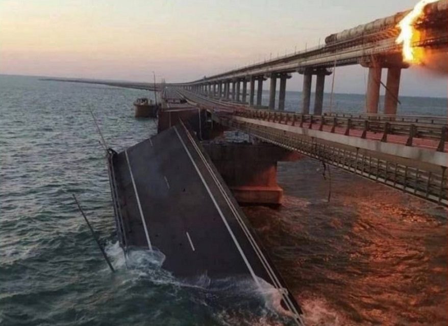 Russian missile strikes in revenge for Kerch Bridge attack