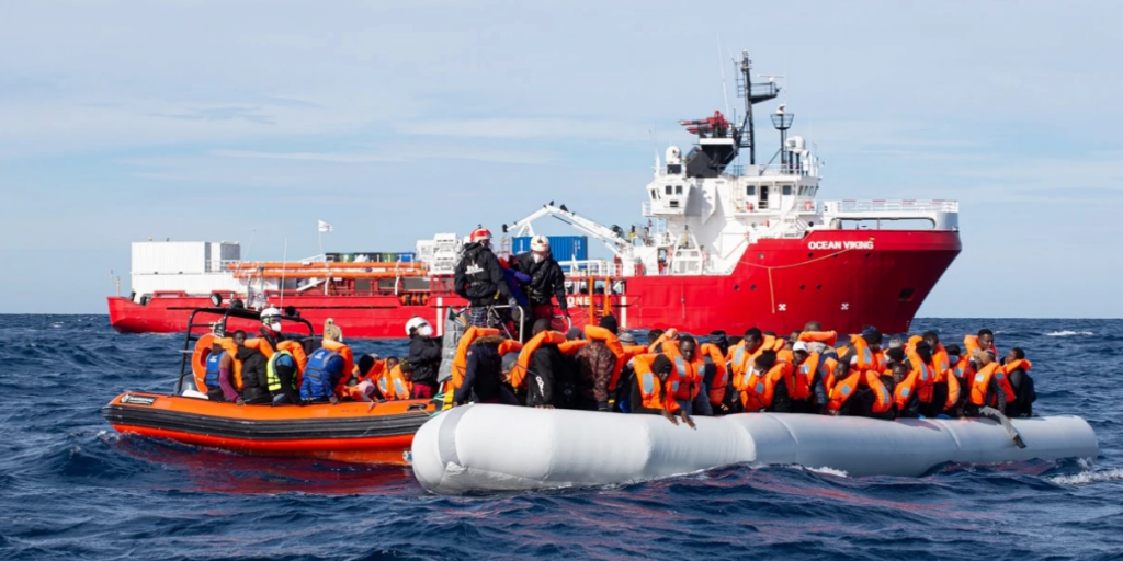 Ocean Viking rescues migrants in the Mediterranean