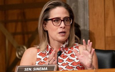 Senator Kyrsten Sinema switched from Democrat to Independent