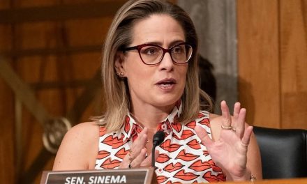 Senator Kyrsten Sinema switched from Democrat to Independent