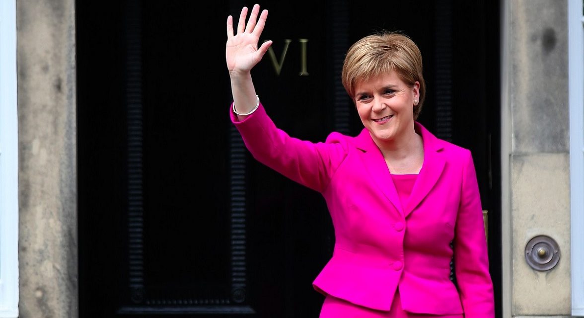 Nicola Sturgeon leaves as Scotland’s First Minister