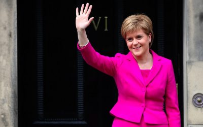 Nicola Sturgeon leaves as Scotland’s First Minister