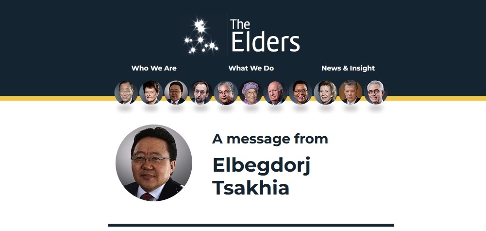 A Message from The Elders