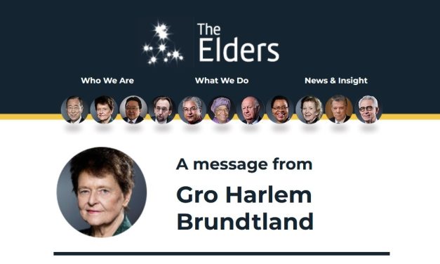 A Message from The Elders – Gro Harlem Brundtland