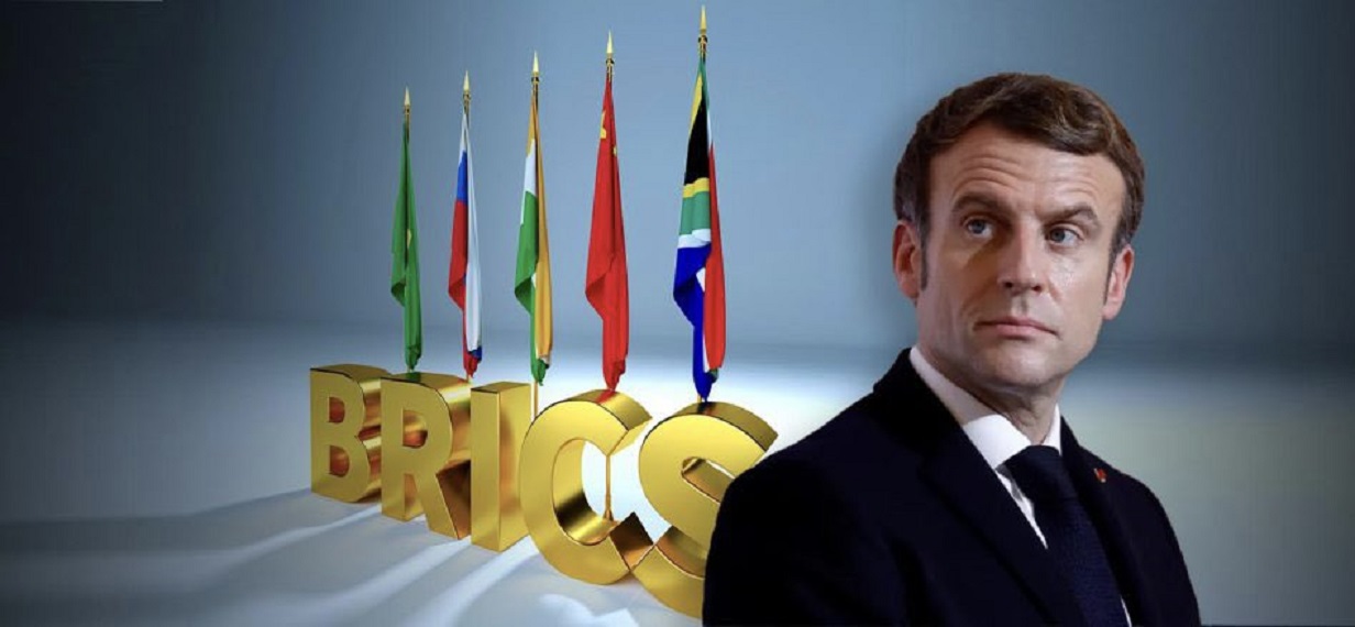 President Macron invites himself to the BRICS summit in South Africa