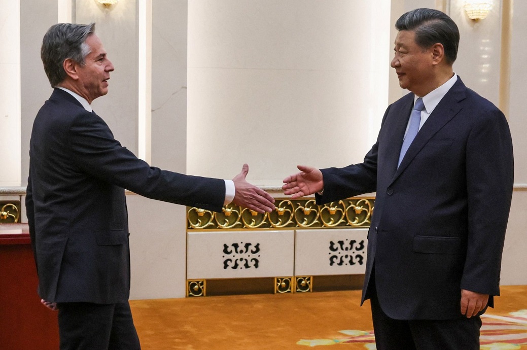 US’s secretary of state Antony Blinken granted audience with President Xi