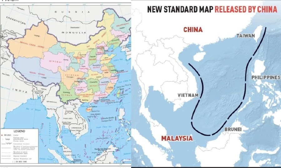 China’s standard map