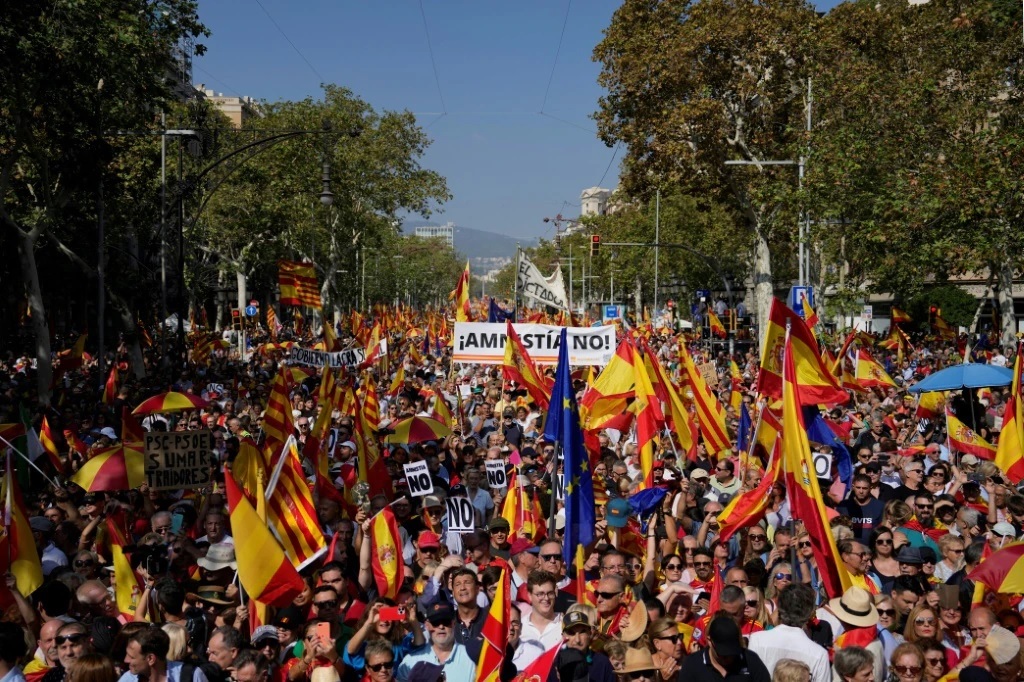 Protests against Catalan amnesty