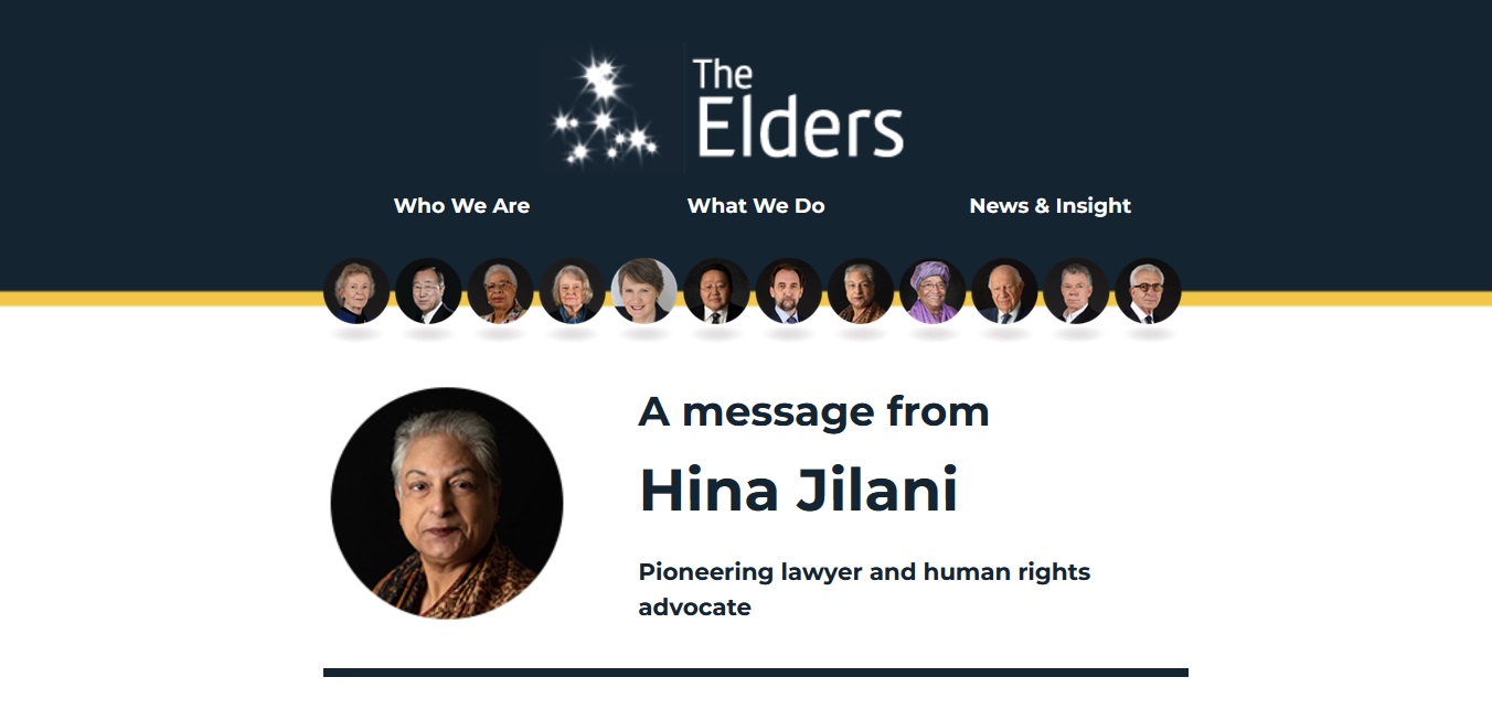 A Message from The Elders