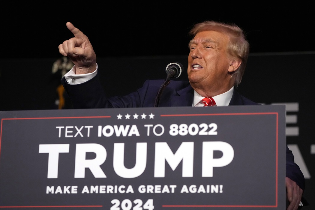 Donald Trump consolidated his leadership in the Iowa primary election