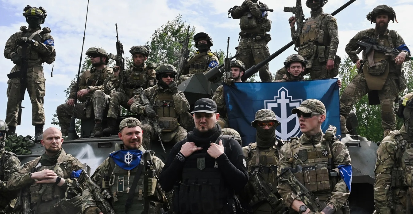 Russian paramilitary groups attack Russia