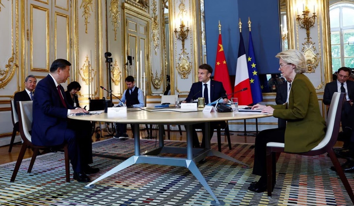 Chinese government media informs about President XI’s trilateral meeting in Paris