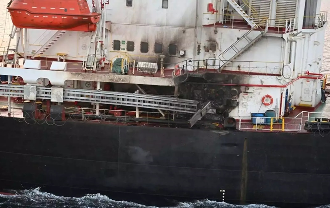 Houthi rebels attacked another commercial ship in the Gulf of Aden