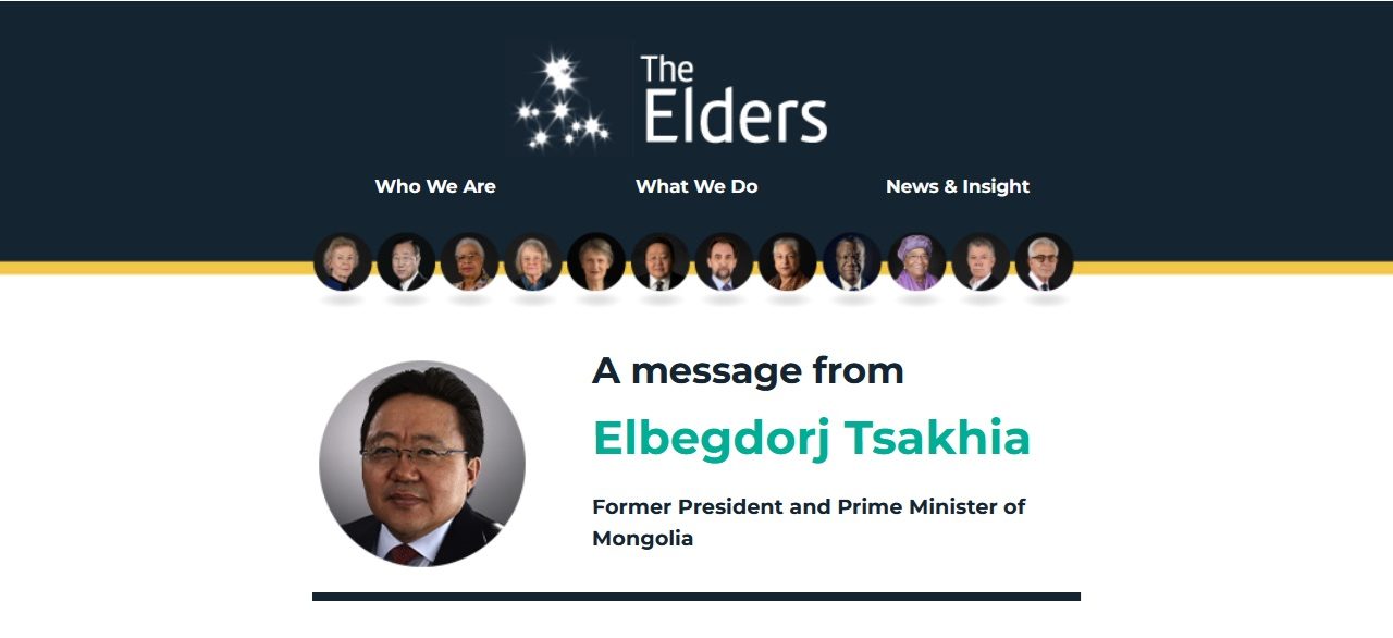 A Message from The Elders